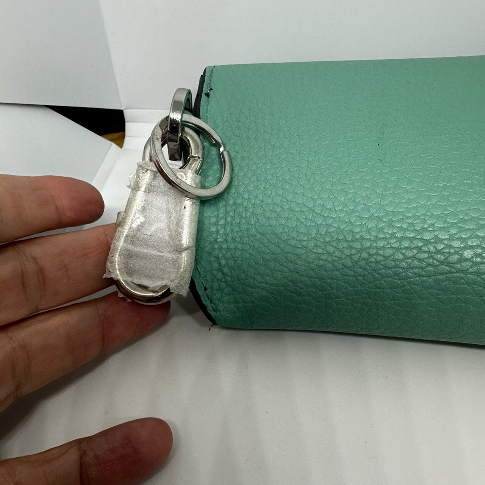 Loewe Mint Green/Aqua colored Pebbled Sunnies Case. (Case only) - Picture 4 of 6